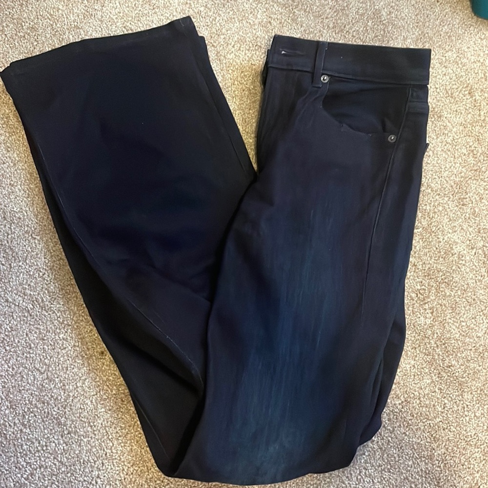 Express high rise flare jeans